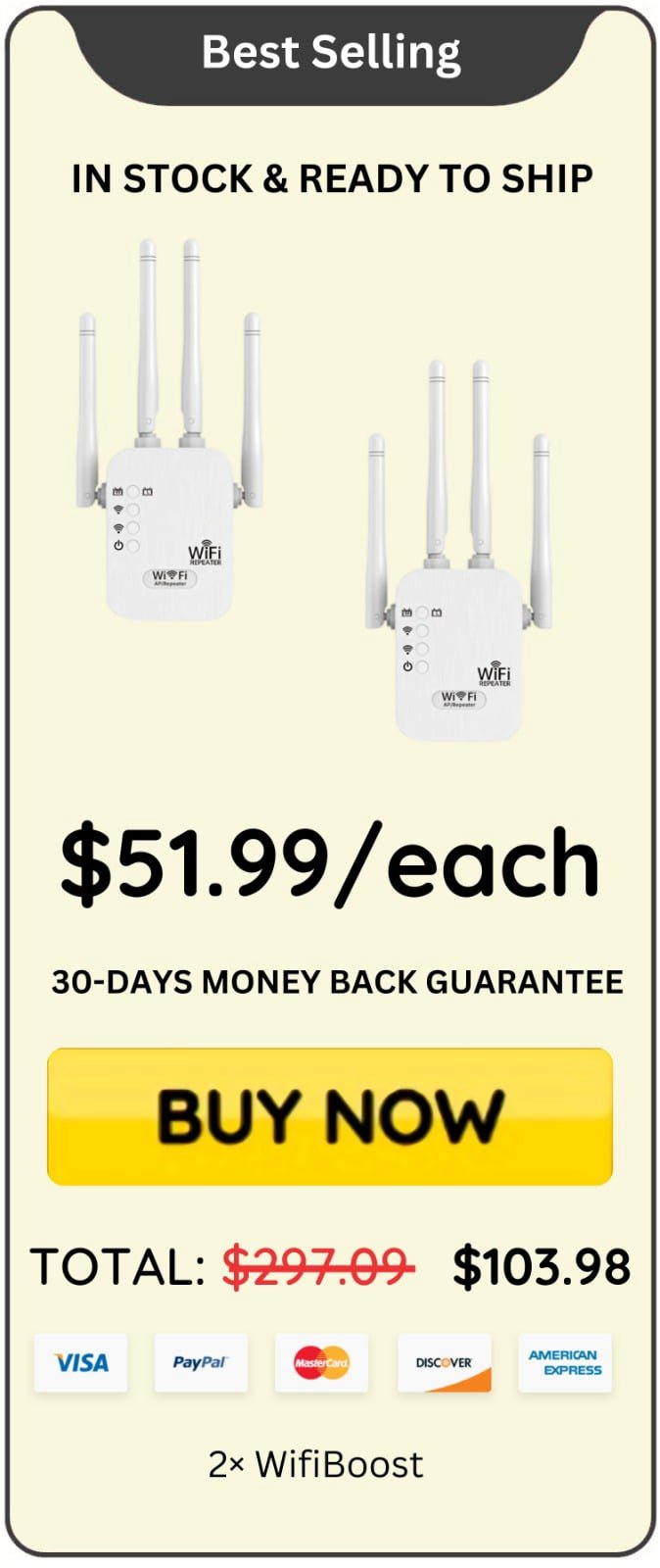 WifiBoost offer price 